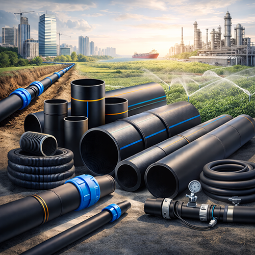polyethylene pipes and hoses series